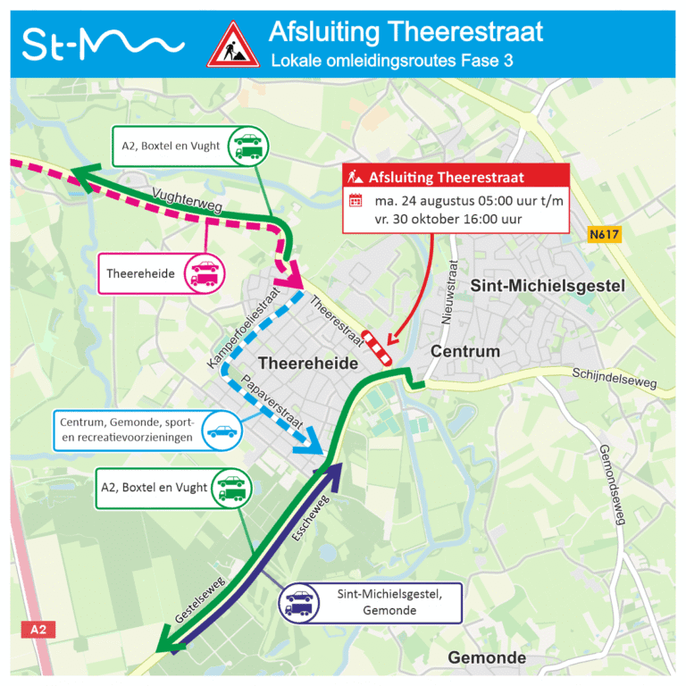 Wegafsluitingen in Sint-Michielsgestel (3)