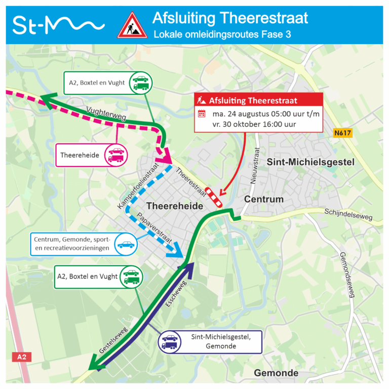 Wegafsluitingen in Sint-Michielsgestel (3)