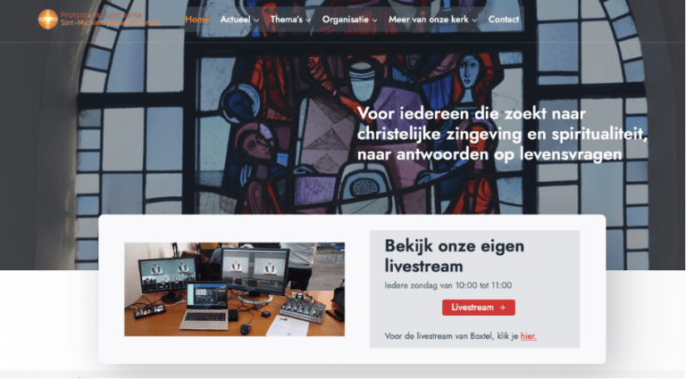 De nieuwe website is actief